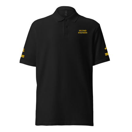Super Yacht Second Engineer polo shirt - IamSEAWOLF shop