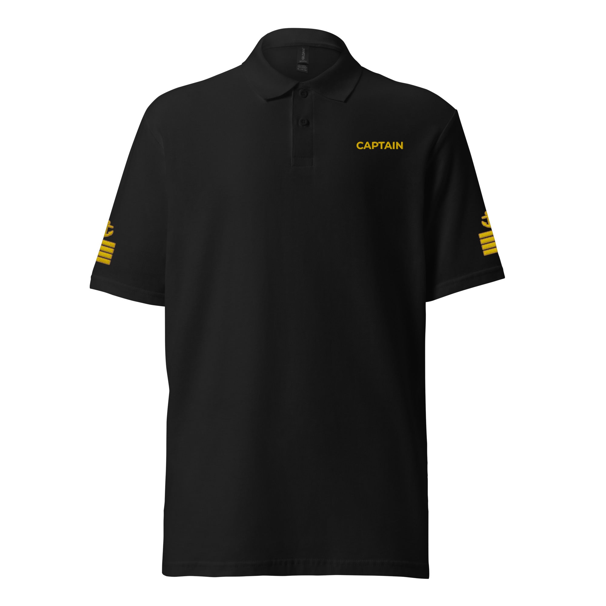 Super Yacht Captain uniform polo with embroidery. - IamSEAWOLF shop