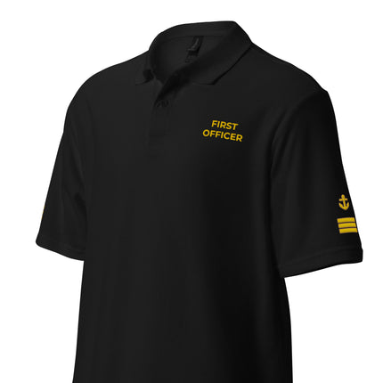 Super Yacht First Officer polo shirt - IamSEAWOLF shop