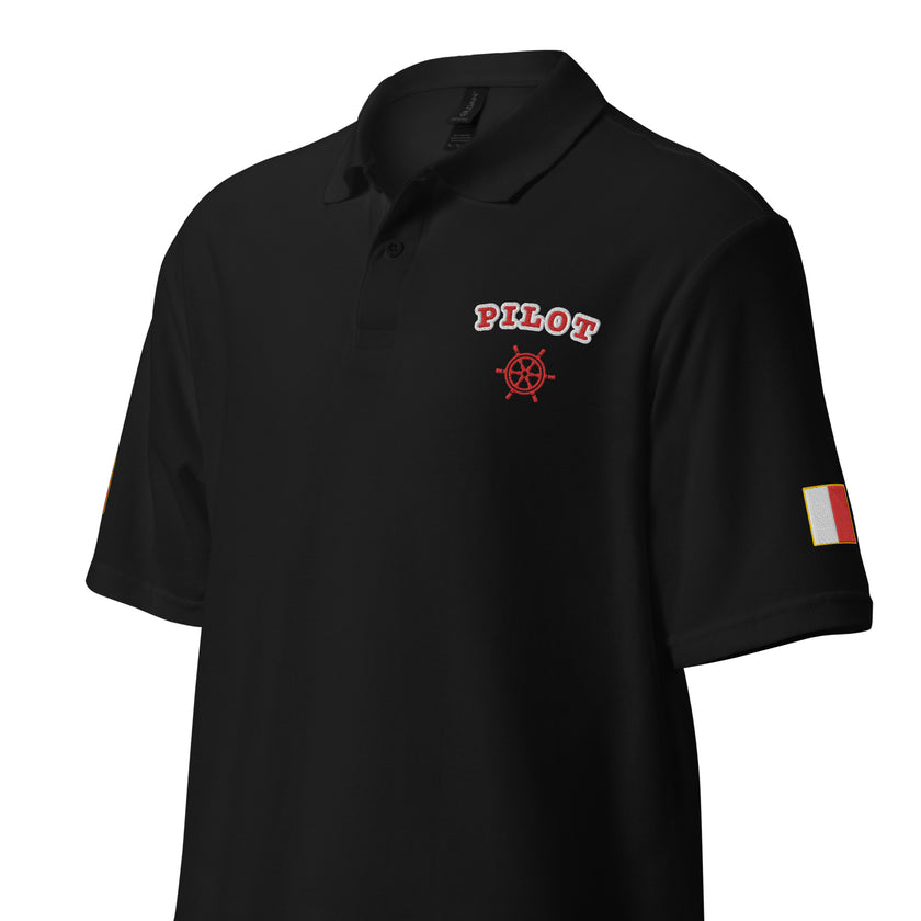 Marine pilot polo uniform shirt - IamSEAWOLF shop