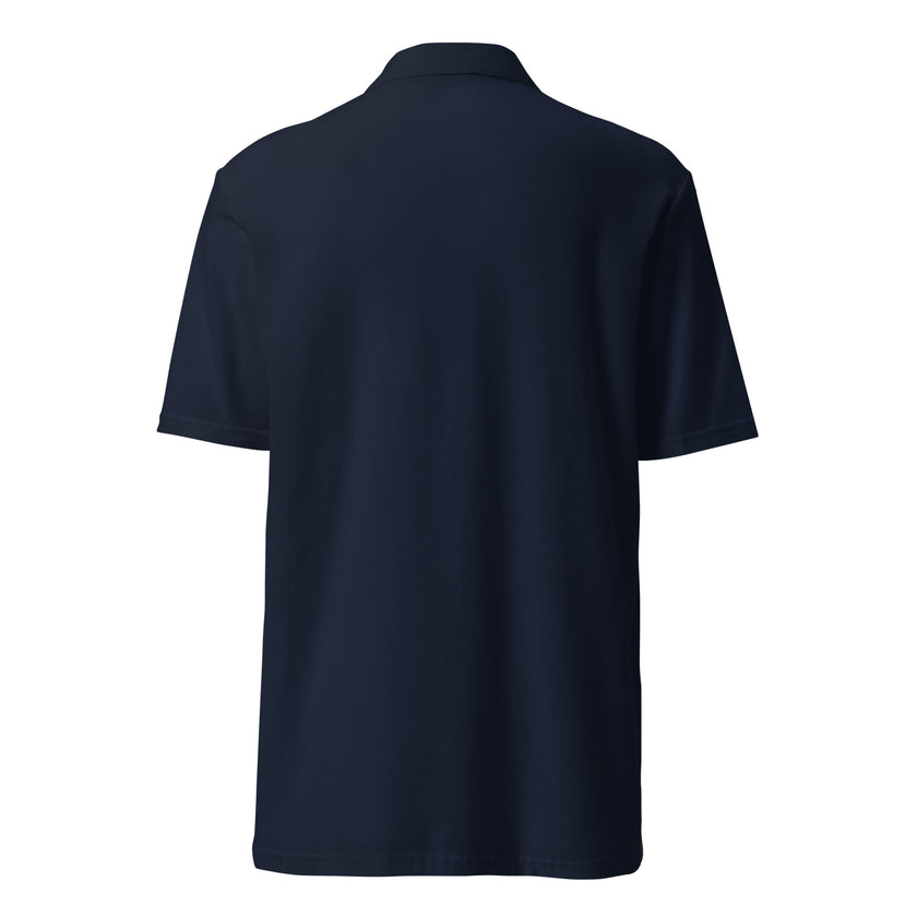 Captain uniform polo with left chest embroidery - IamSEAWOLF shop