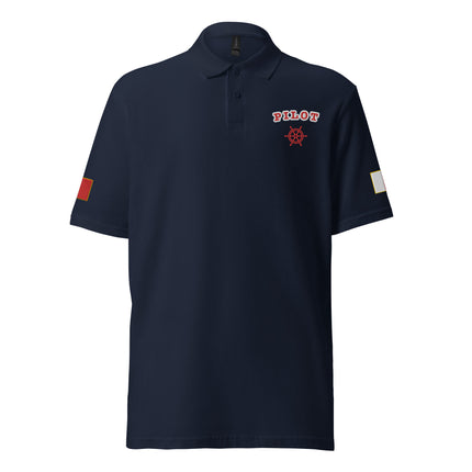 Marine pilot polo shirt