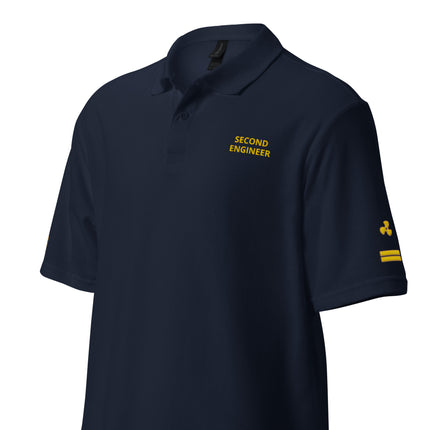Super Yacht Second Engineer polo shirt