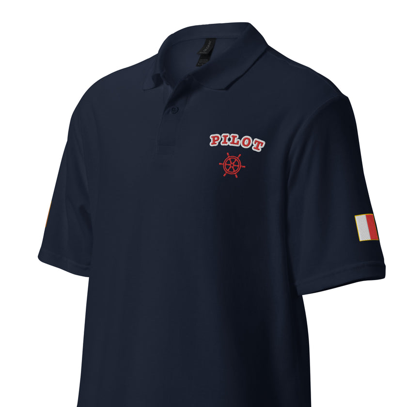 Marine pilot polo uniform shirt - IamSEAWOLF shop