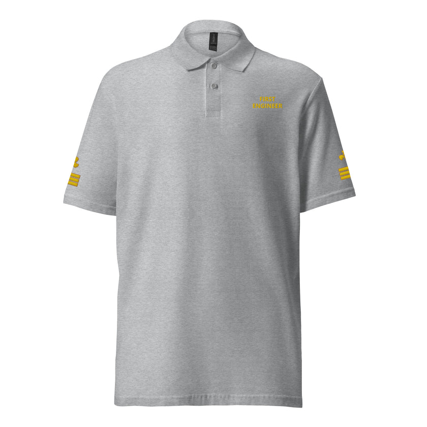 Super Yacht First Engineer polo shirt - IamSEAWOLF shop