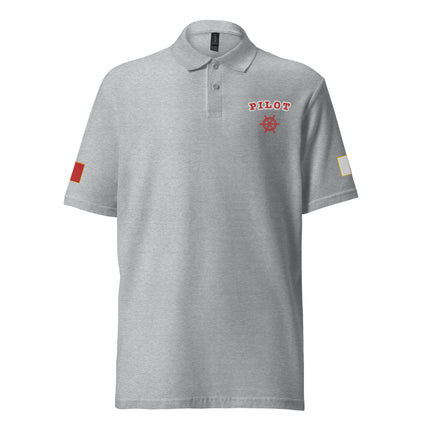 Marine pilot polo shirt