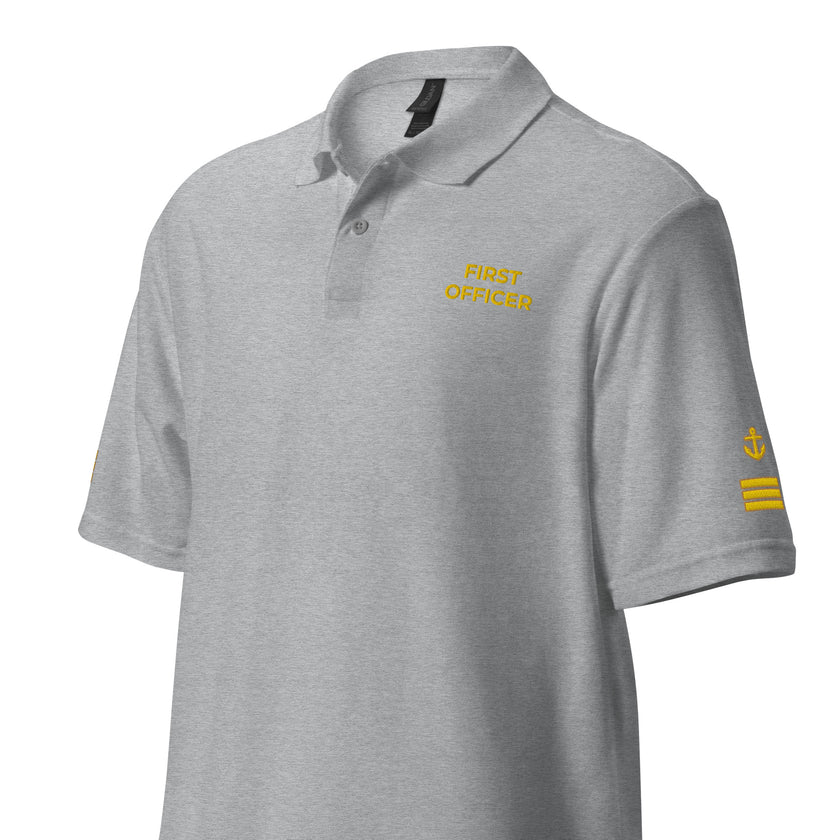 Super Yacht First Officer polo shirt - IamSEAWOLF shop