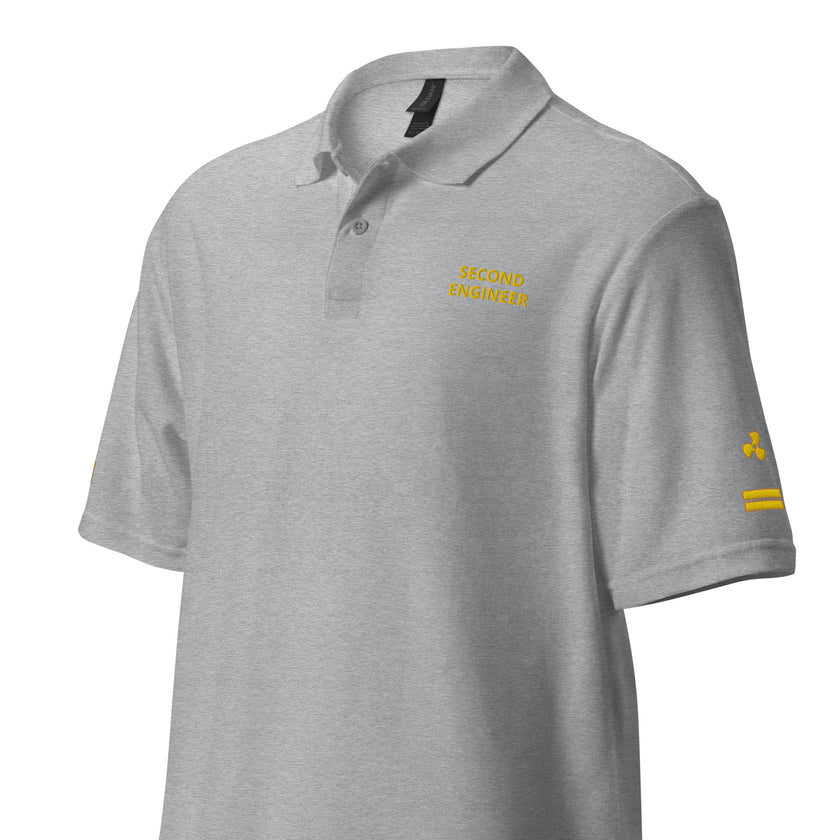 Super Yacht Second Engineer polo shirt - IamSEAWOLF shop