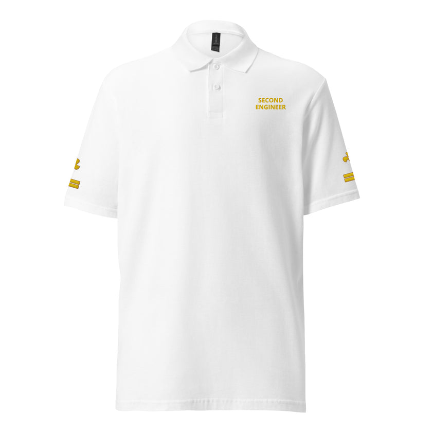 Super Yacht Second Engineer polo shirt - IamSEAWOLF shop