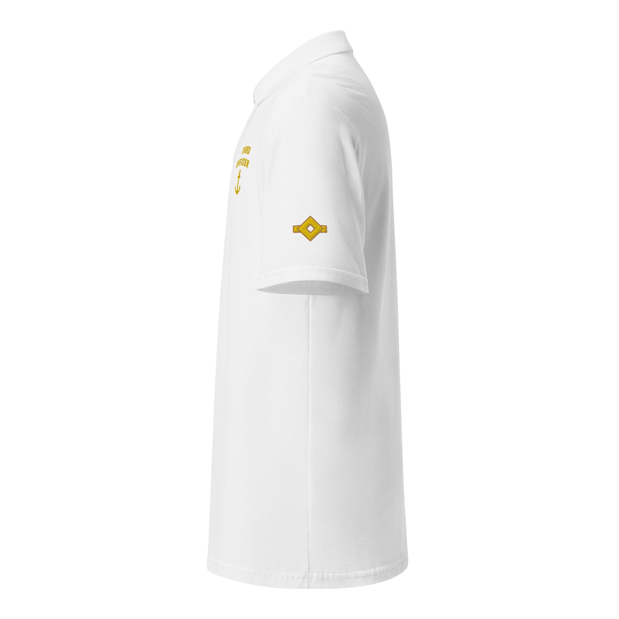 Merchant Navy Third Officer Uniform Polo with Embroidery & Epaulettes