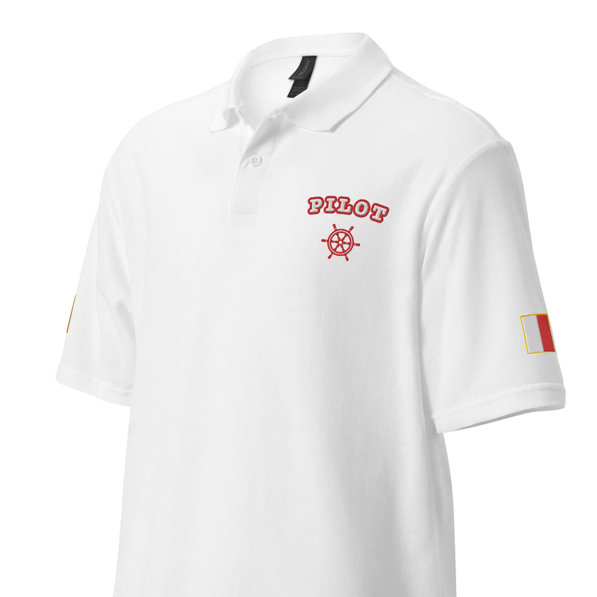 maritime pilot uniform polo shirt
