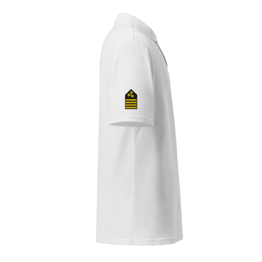Chief Engineer uniform polo with left chest and sleeves embroidery. - IamSEAWOLF shop