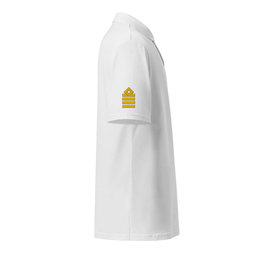 Captain uniform polo shirt with embroidery. - IamSEAWOLF shop