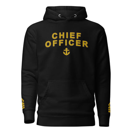 Chief Officer Hoodie with embroidery (Rhombus epaulettes)