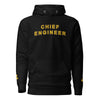 Chief Engineer Hoodie with embroidery (Propeller on sleeves)