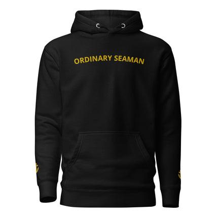 Hoodie with embroidery Ordinary Seaman - IamSEAWOLF shop