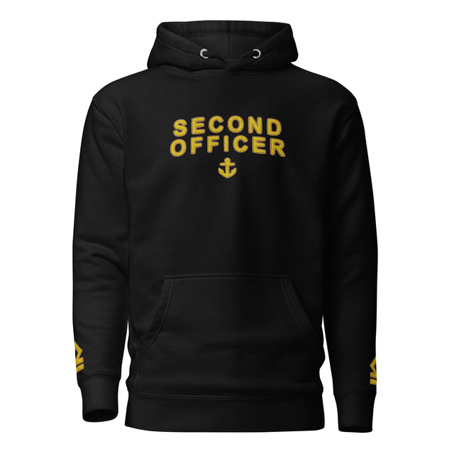 2OFF hoodie with Large embroidery and sleeves (Choose epaulettes style)