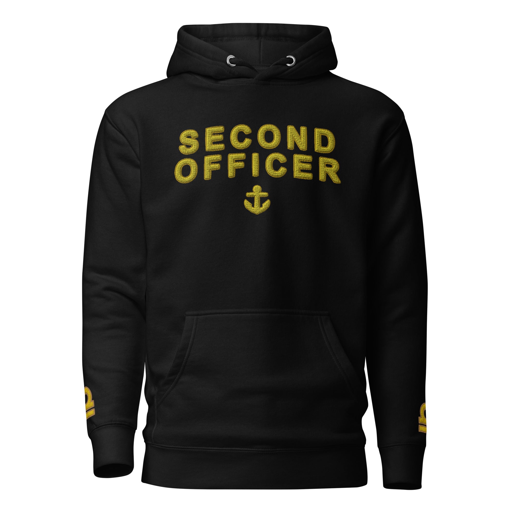 2OFF hoodie with Large embroidery and sleeves (Choose epaulettes style)