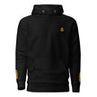 Captain Hoodie left chest and sleeves embroidery (Choose epaulettes style)