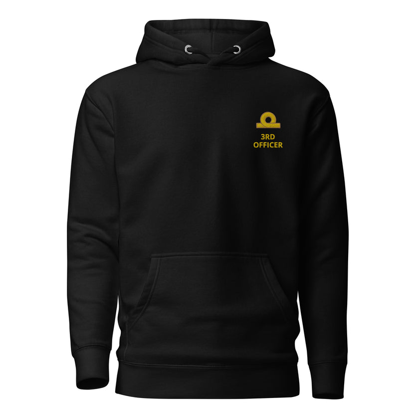 Third Officer uniform hoodie with left chest embroidery. - IamSEAWOLF shop