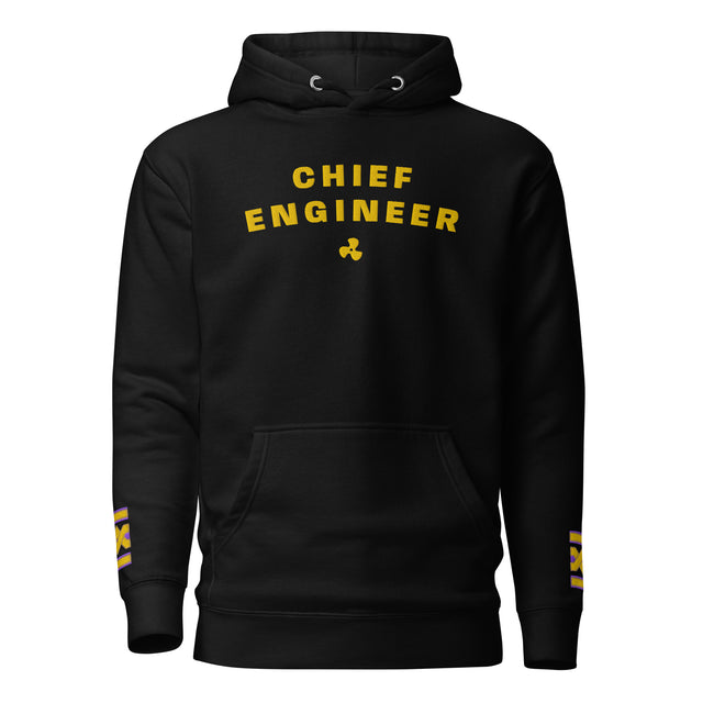 Chief Engineer Embroidered Uniform Hoodie