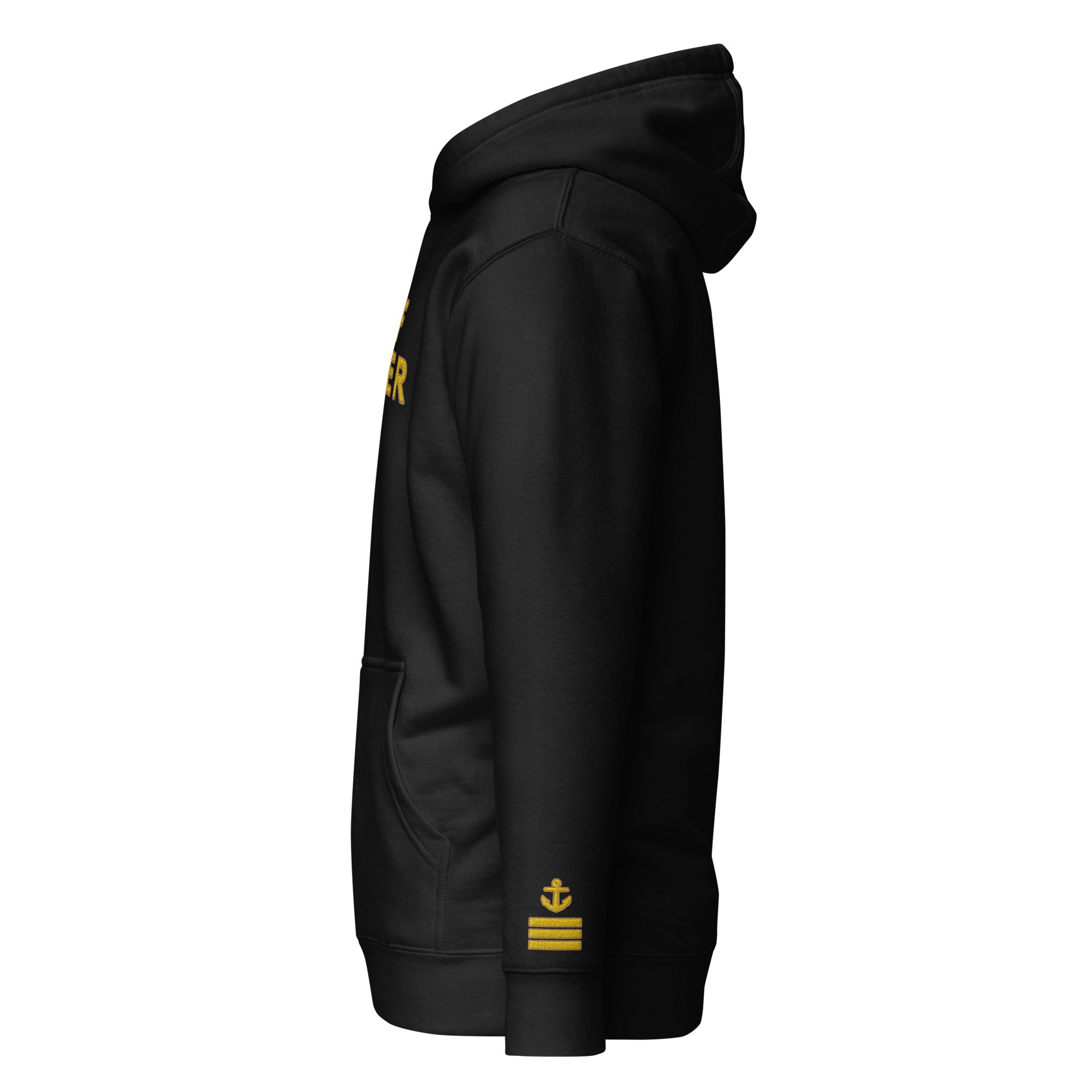 Chief Officer Hoodie large centre and sleeves (Choose epaulettes)