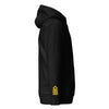 Hoodie left chest and sleeves embroidery (Choose epaulettes style)