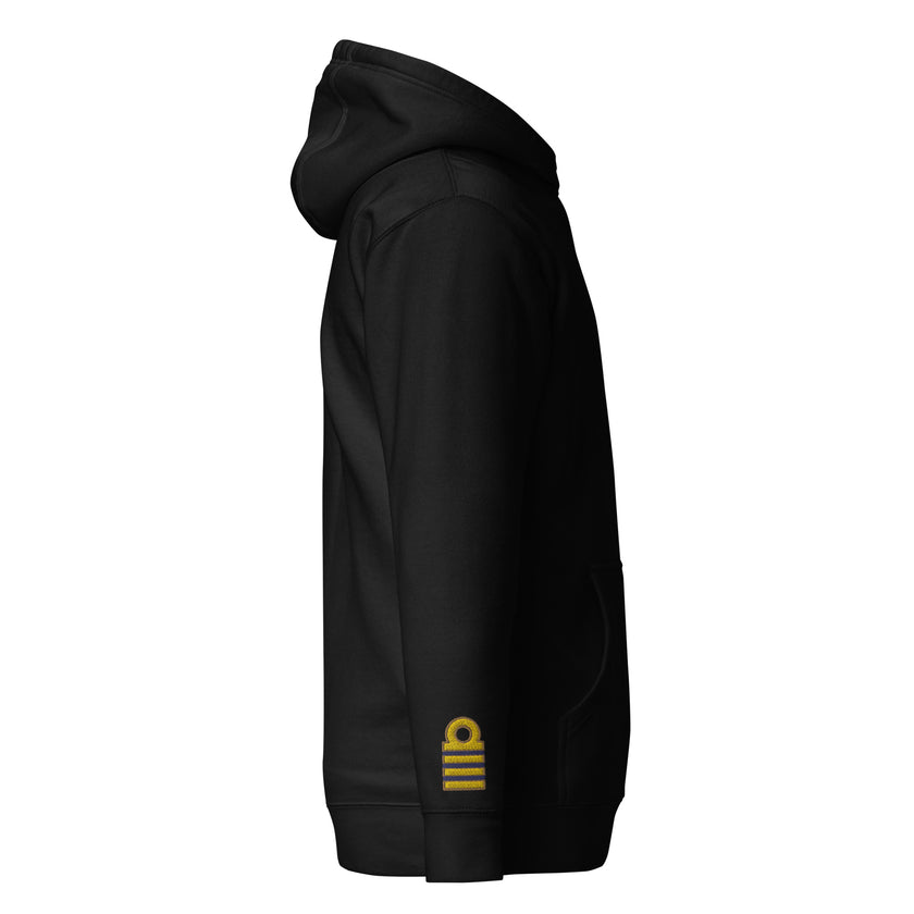 Chief Engineer uniform hoodie with embroidery. - IamSEAWOLF shop