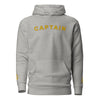 Hoodie Captain with embroidery (anchor on sleeves)