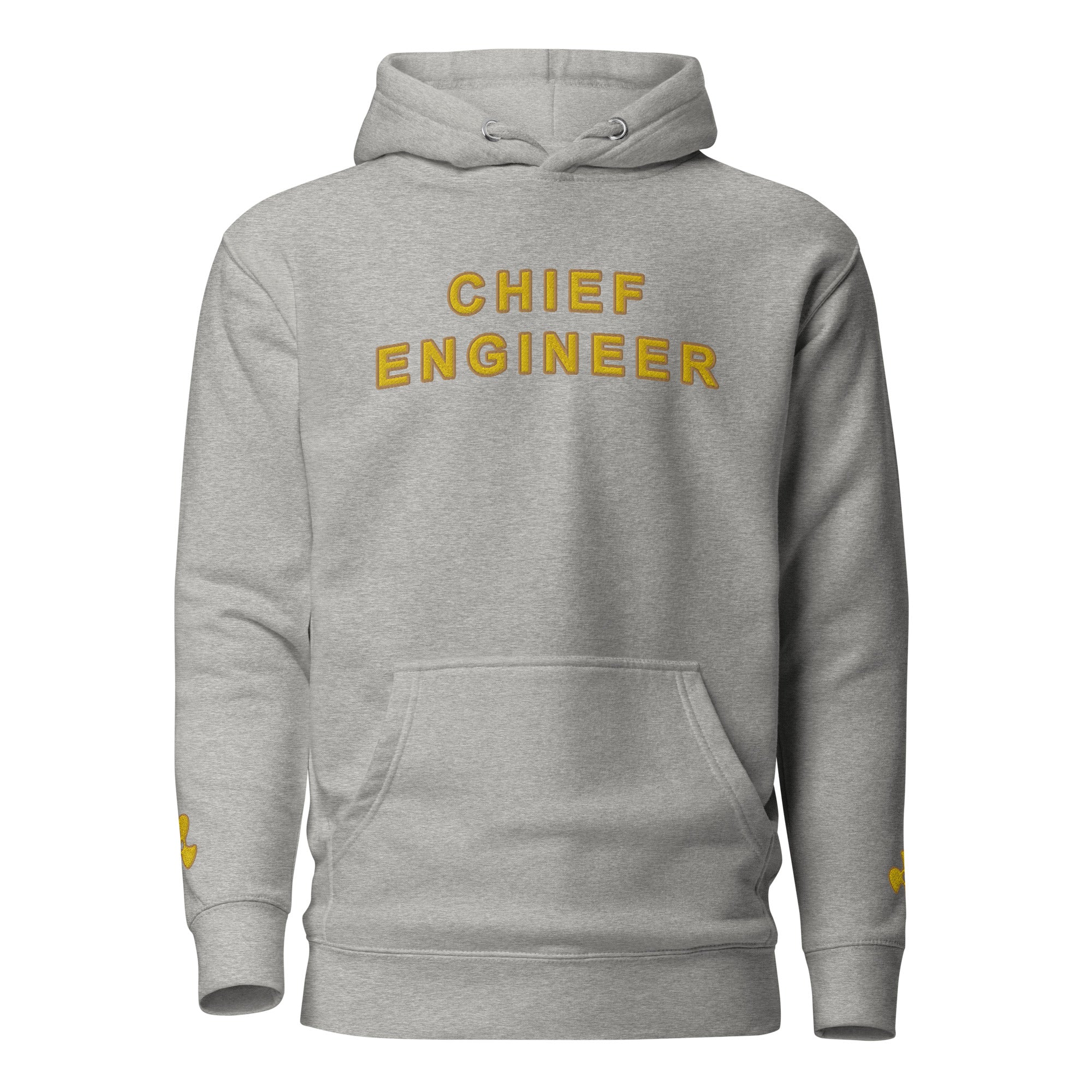 Chief Engineer uniform hoodie with embroidery - IamSEAWOLF shop
