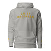 Chief Engineer Hoodie with embroidery (Propeller on sleeves)