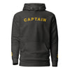 Hoodie Captain with embroidery (anchor on sleeves)