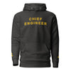 Chief Engineer Hoodie with embroidery (Propeller on sleeves)