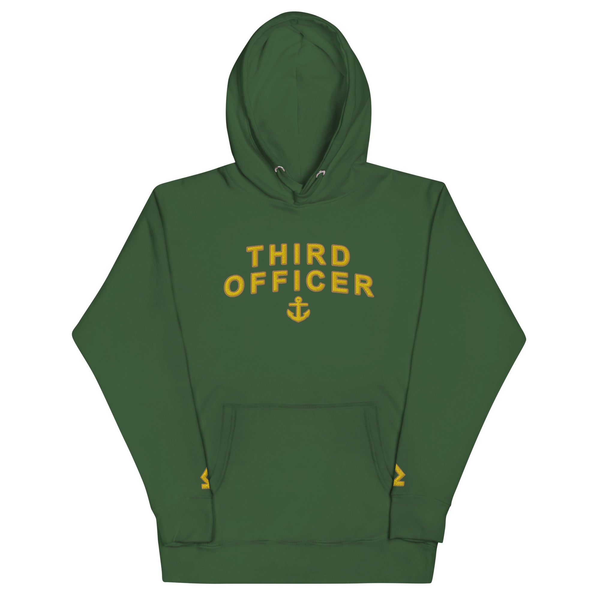 3OFF Hoodie with large embroidery and sleeves (Choose epaulettes style)