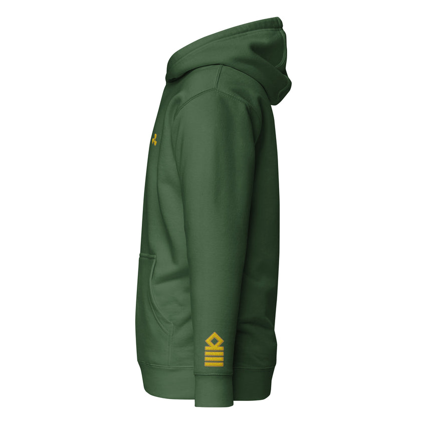 Chief Engineer uniform hoodie with embroidery. - IamSEAWOLF shop