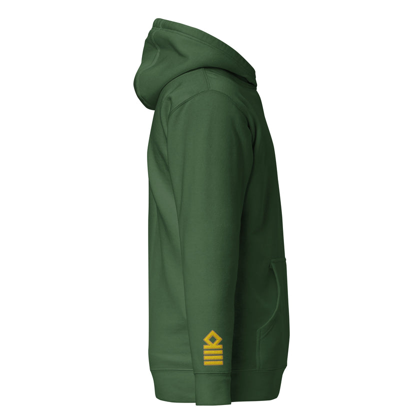 Chief Engineer uniform hoodie with embroidery. - IamSEAWOLF shop