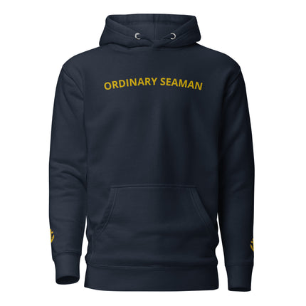 Hoodie with embroidery Ordinary Seaman - IamSEAWOLF shop