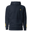 Captain Hoodie left chest and sleeves embroidery (Choose epaulettes style)