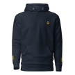 Captain Hoodie left chest and sleeves embroidery (Choose epaulettes style)