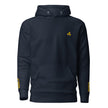 Hoodie with Embroidery left chest and sleeves (Choose epaulettes style)