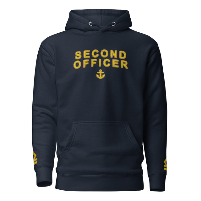 2OFF hoodie with Large embroidery and sleeves (Choose epaulettes style)