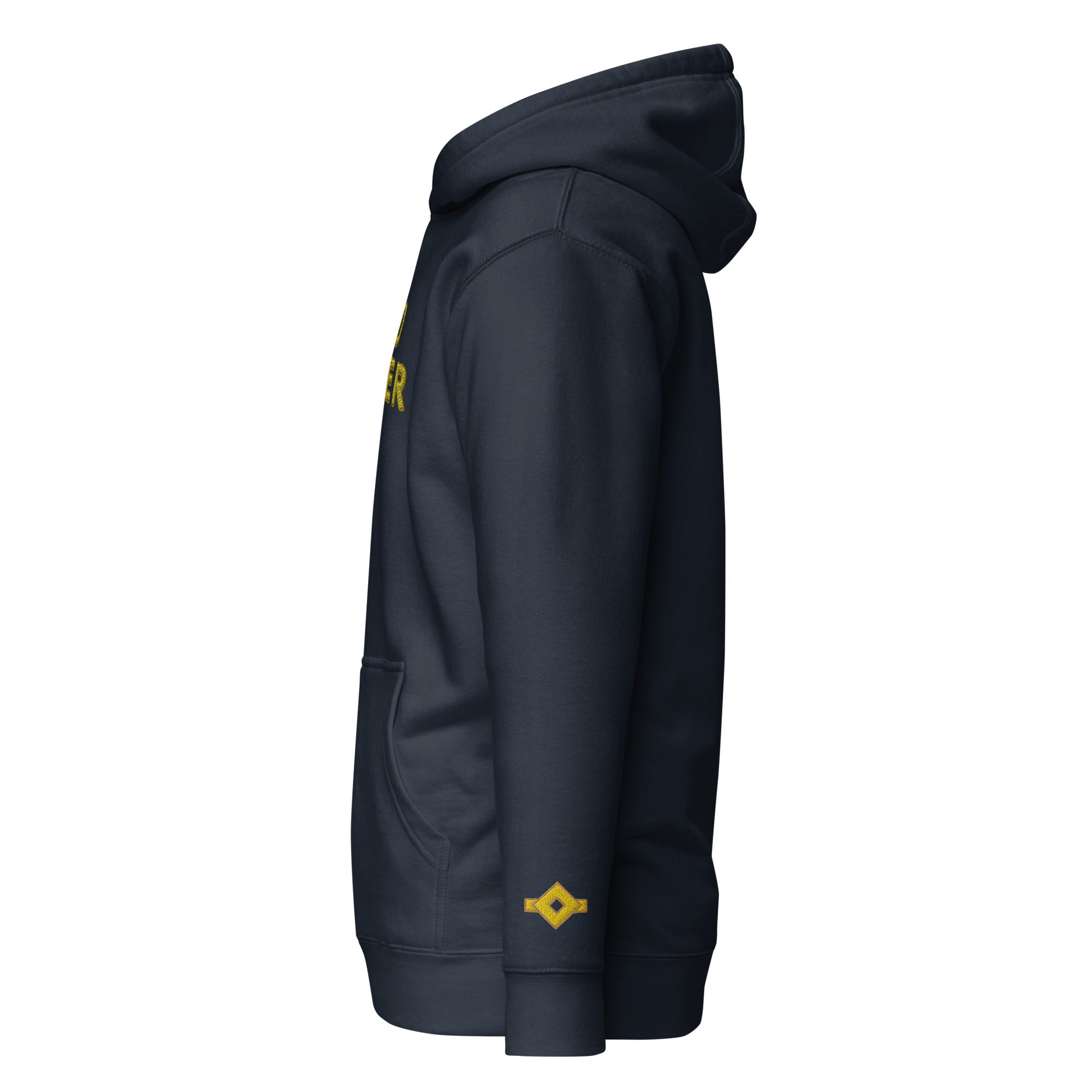 Third Officer uniform Hoodie with large embroidery. - IamSEAWOLF shop