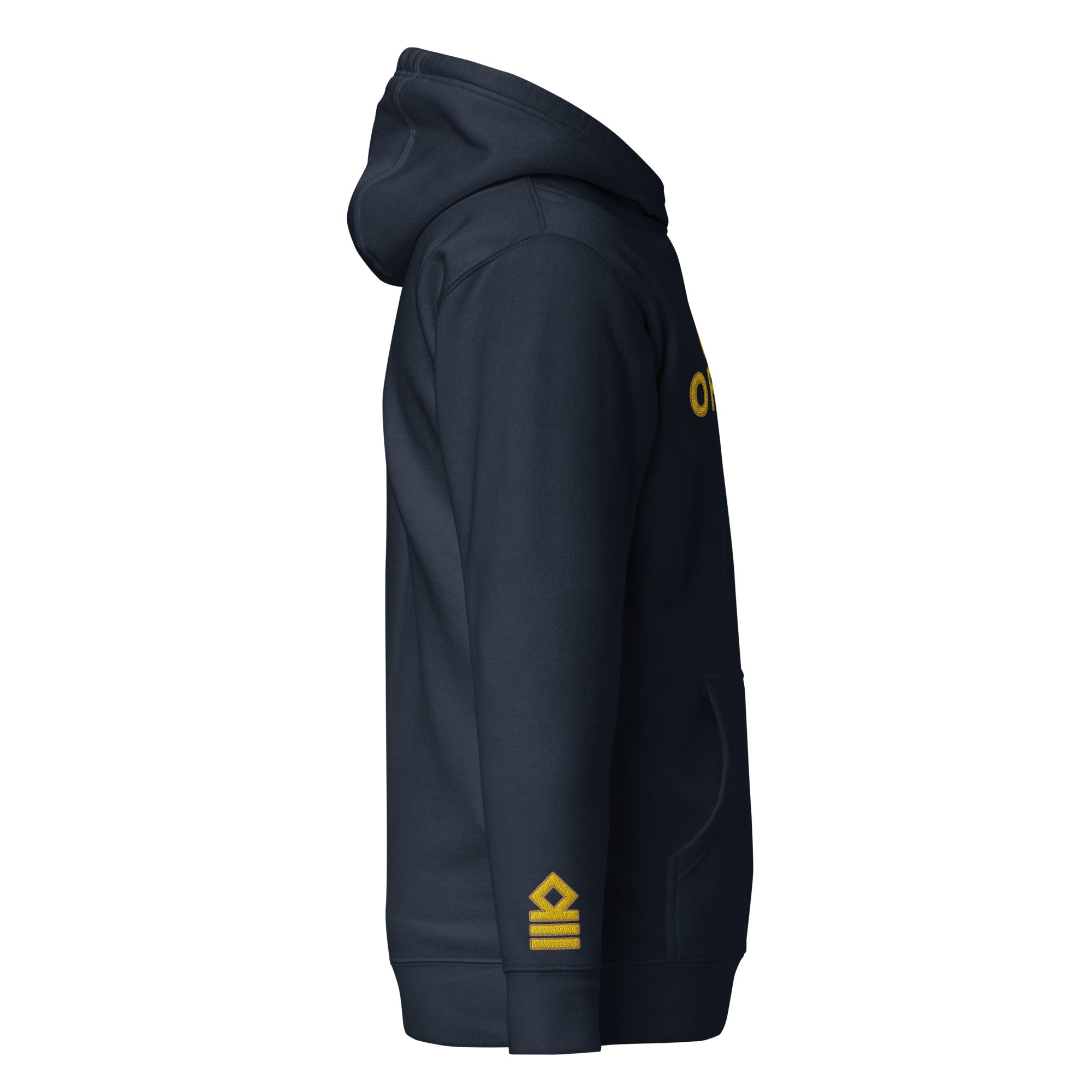 Chief Officer Hoodie large centre and sleeves (Choose epaulettes)