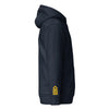 Hoodie left chest and sleeves embroidery (Choose epaulettes style)