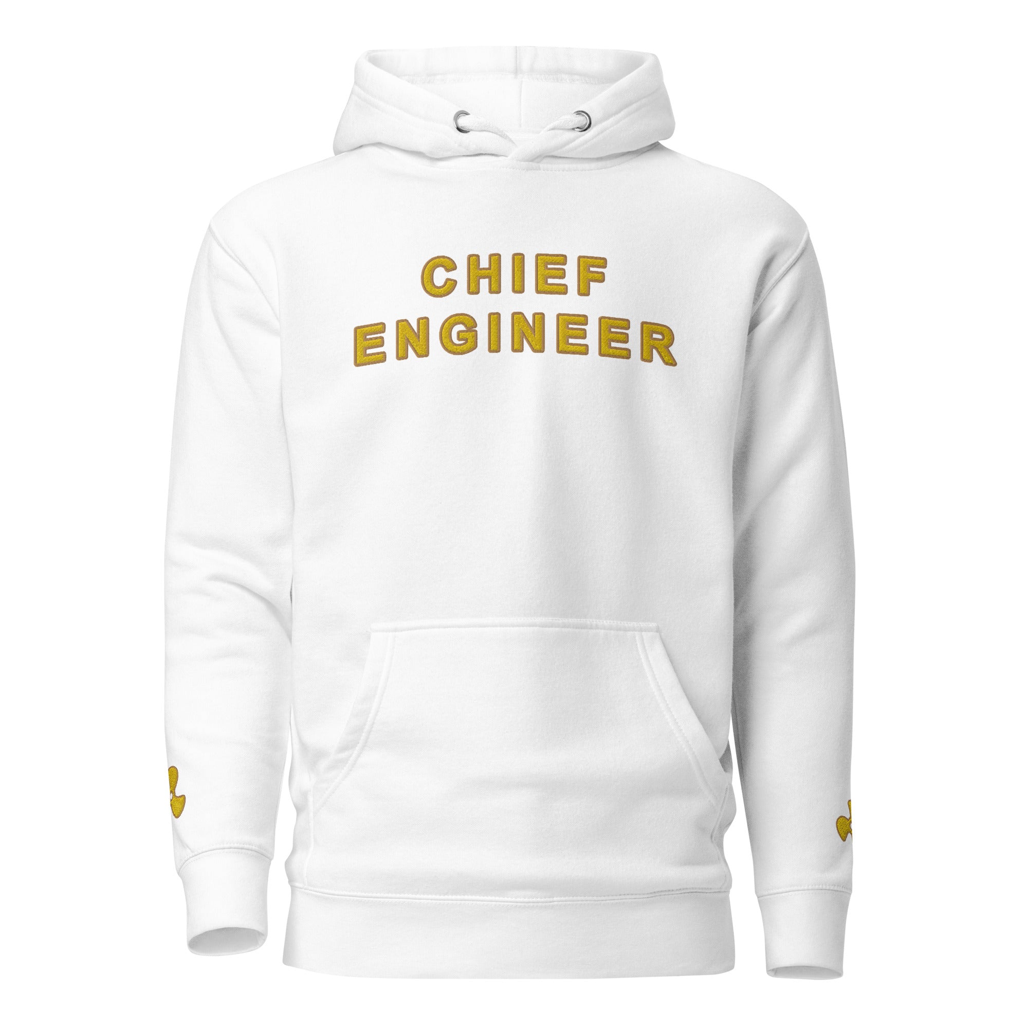 Chief Engineer uniform hoodie with embroidery - IamSEAWOLF shop