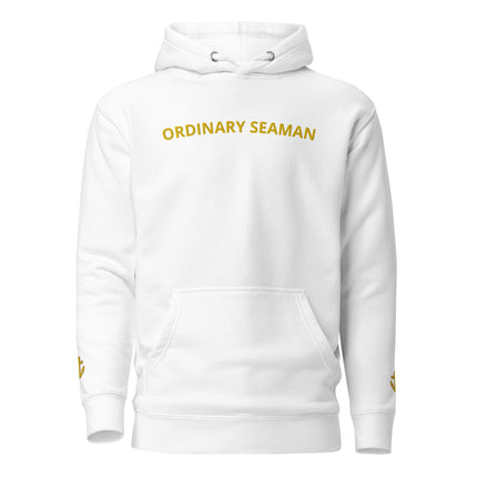 Hoodie with embroidery Ordinary Seaman - IamSEAWOLF shop
