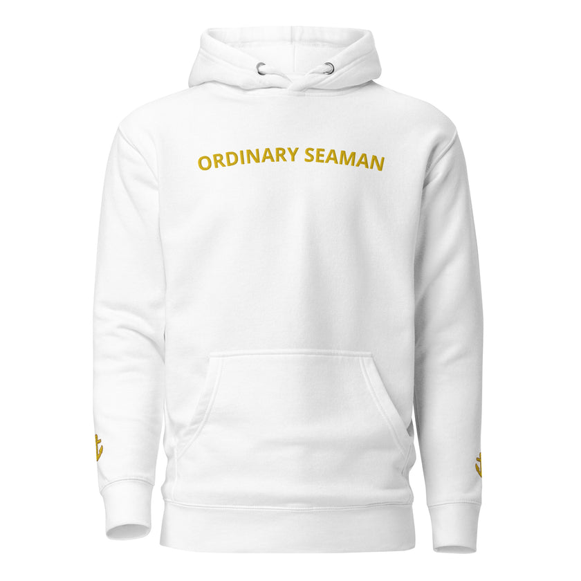 Hoodie with embroidery Ordinary Seaman - IamSEAWOLF shop
