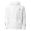 Hoodie left chest and sleeves embroidery (Choose epaulettes style)