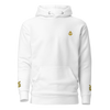 Captain Hoodie left chest and sleeves embroidery (Choose epaulettes style)