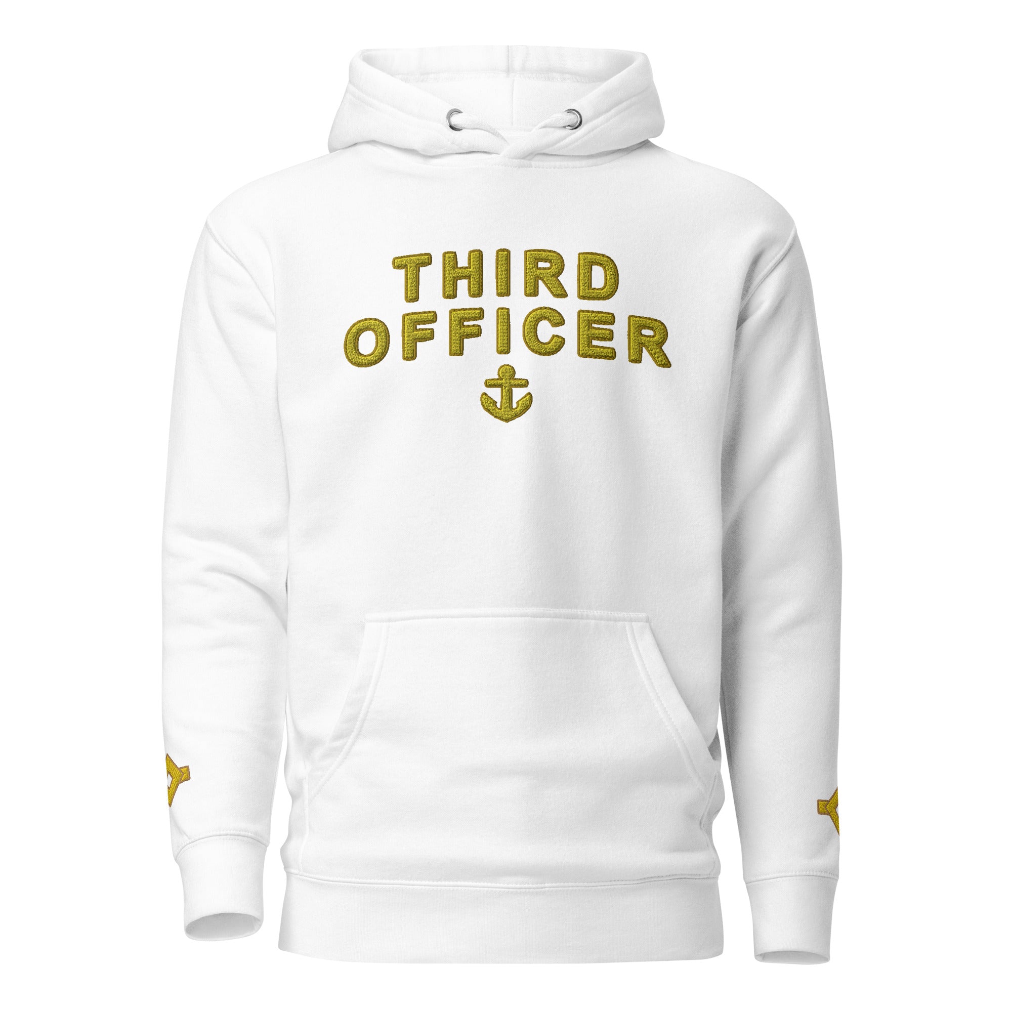 Third Officer uniform Hoodie with large embroidery. - IamSEAWOLF shop
